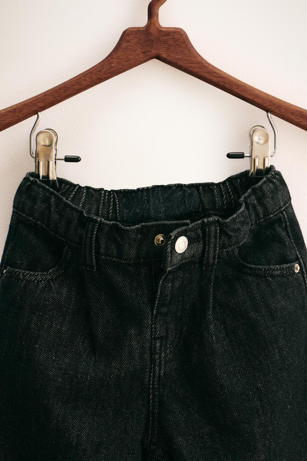 ZARA TIMELESS — ДЖИНСЫ WIDE LEG, ЧЕРНЫЙ