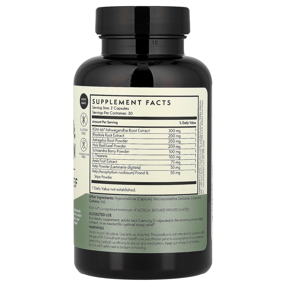 Terra Origin, Здоровое снятие стресса, 60 капсул