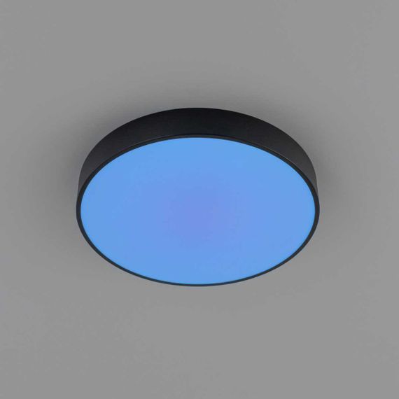 Потолочный светодиодный светильник с пультом ДУ Citilux Купер RGB Черный CL72470G1