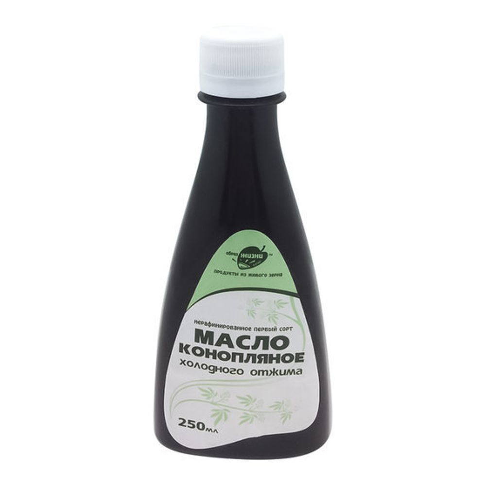 Образ Жизни масло конопляное нерафинированное пластиковая бутылка, 250 мл