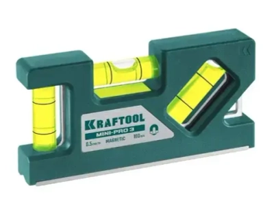 Магнитный компактный уровень 100 мм. KRAFTOOL 34861-010