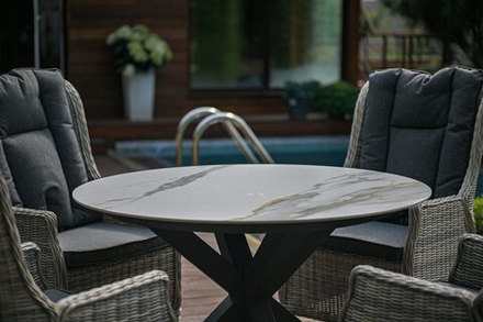 Обеденный стол Besta Fiesta ФЛОРЕНЦИЯ 120, белый