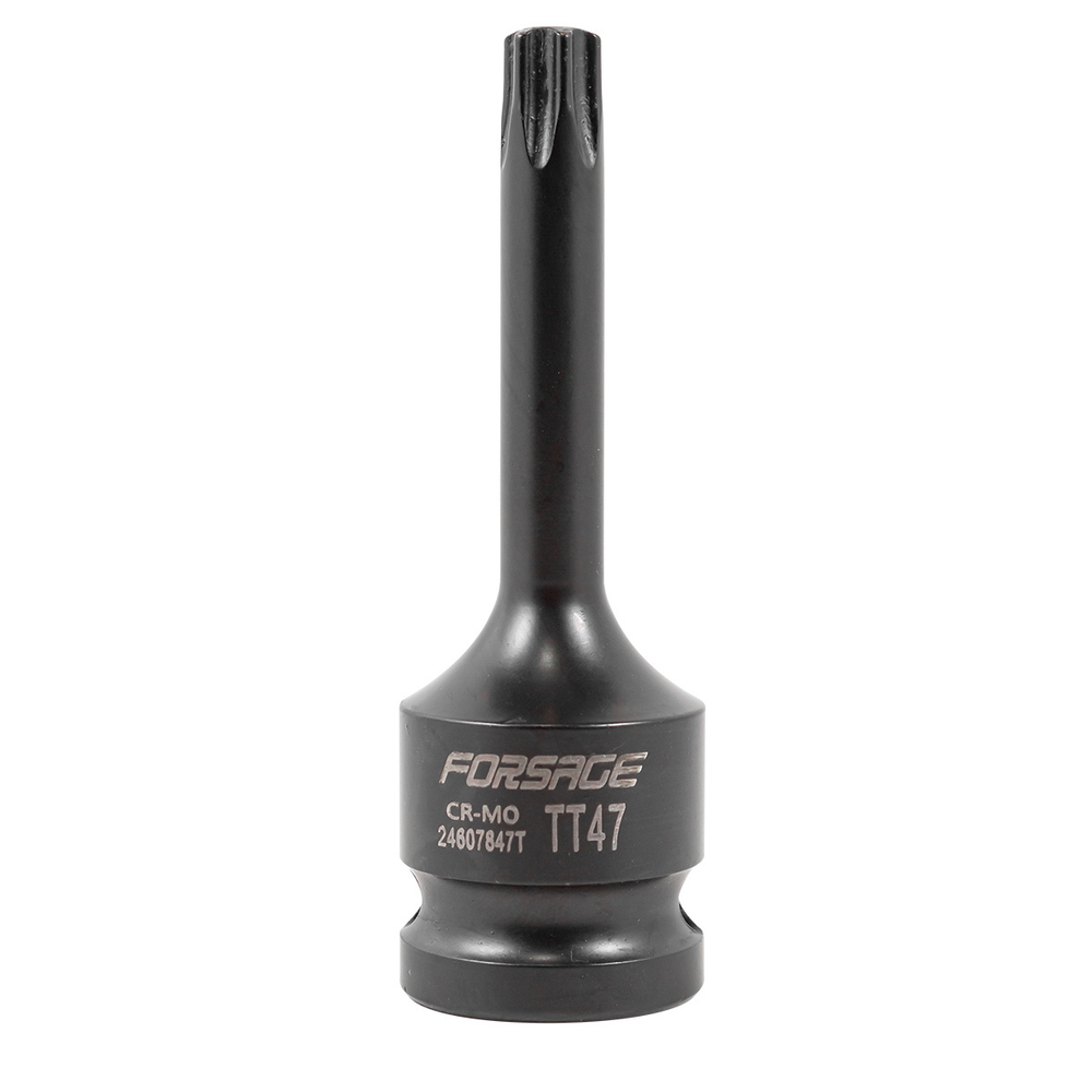 Головка-бита TORX ударная TH47 с отверстием, 1/2'' Forsage F-24607847T