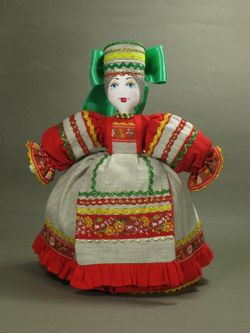 Текстильная Кукла-Грелка на чайник