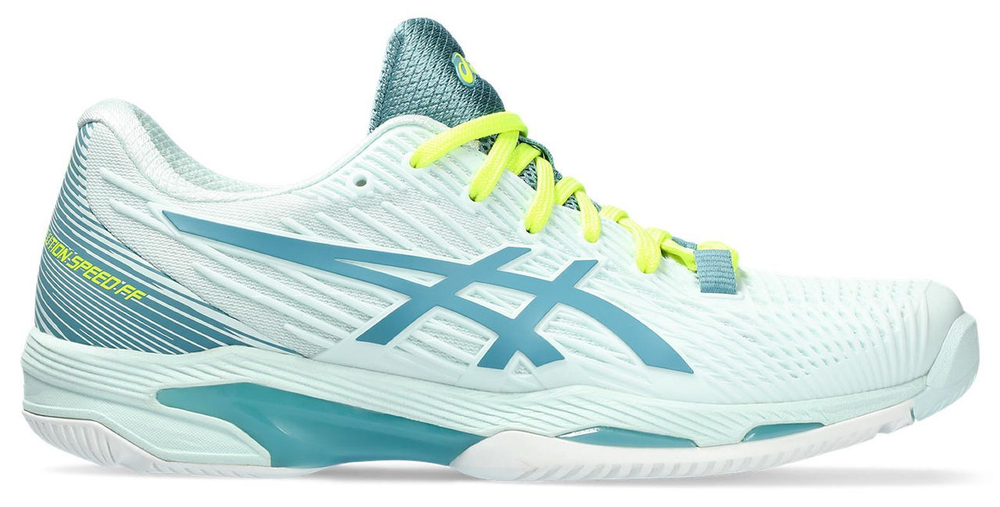 Женские теннисные кроссовки Asics Solution Speed FF 2 - soothing sea/gris blue