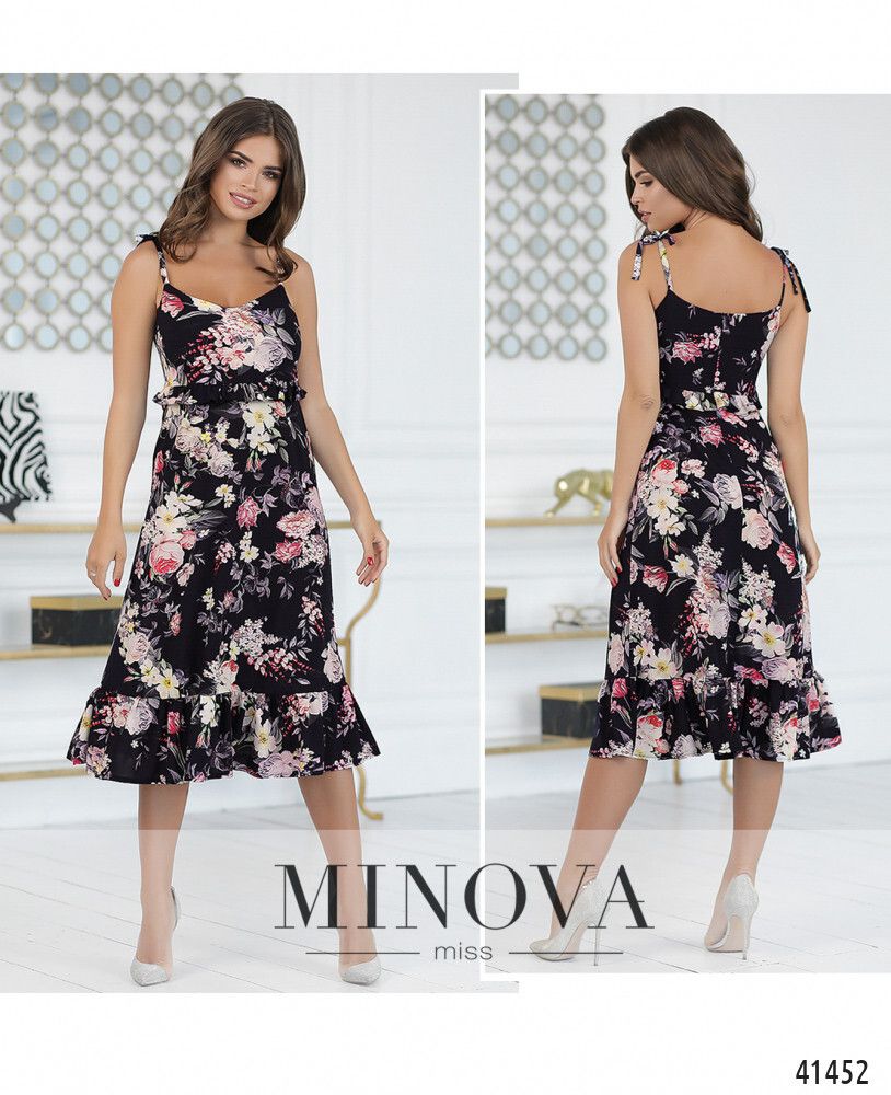 Платье 2003-синий Minova Платье 2003-синий Minova