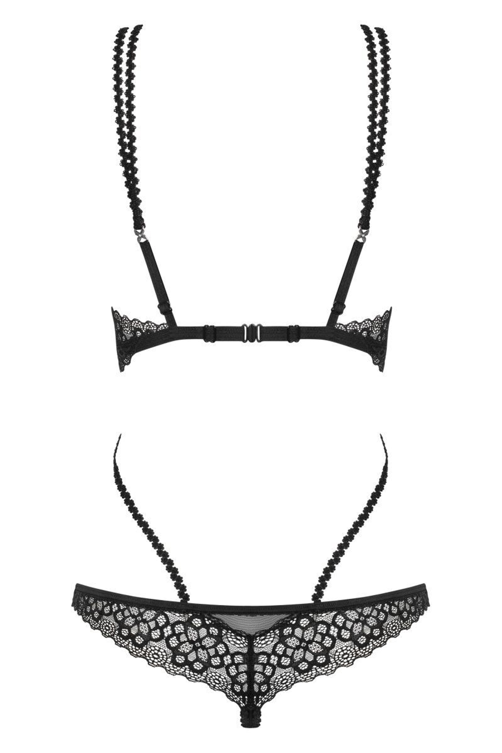 Соблазнительное боди Liferia с цветочным орнаментом