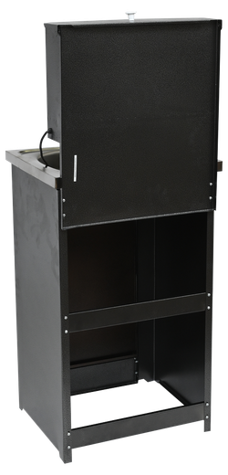 Умывальник дачный "Комфорт" ВИХРЬ с подогревом, нержавейка, серебро