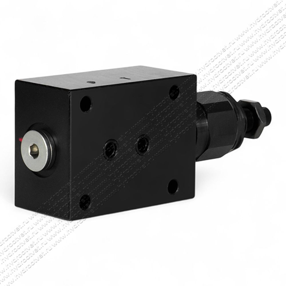 DBDS6P1X/200 - Предохранительный клапан прямого управления Ду6, давление регулировки до 200 бар, тип монтажа - на плиту, элемент регулировки S = винт