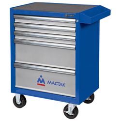 МАСТАК (52-05205B) Набор инструментов 205 предметов, "МАСТЕР 205", в синей тележке