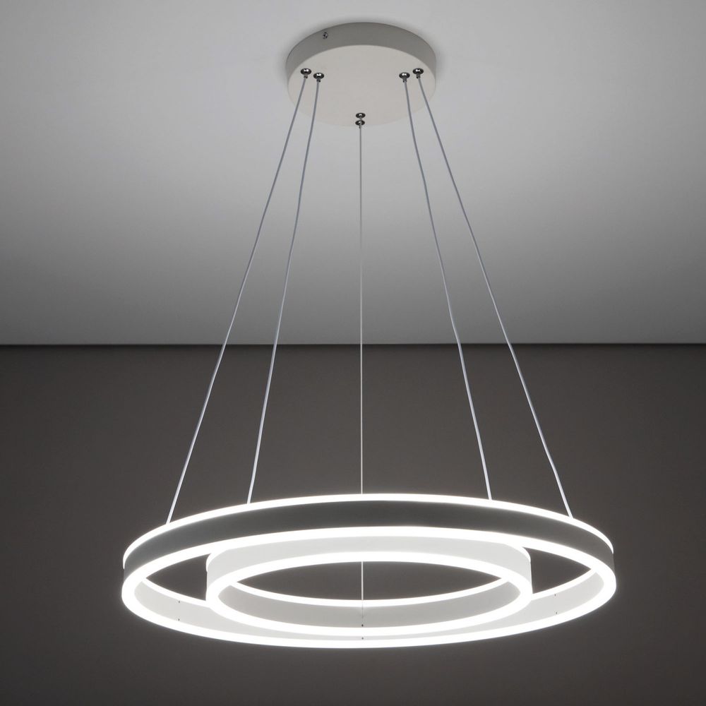 Citilux Дуэт CL719640 LED Люстра подвесная с пультом Белая