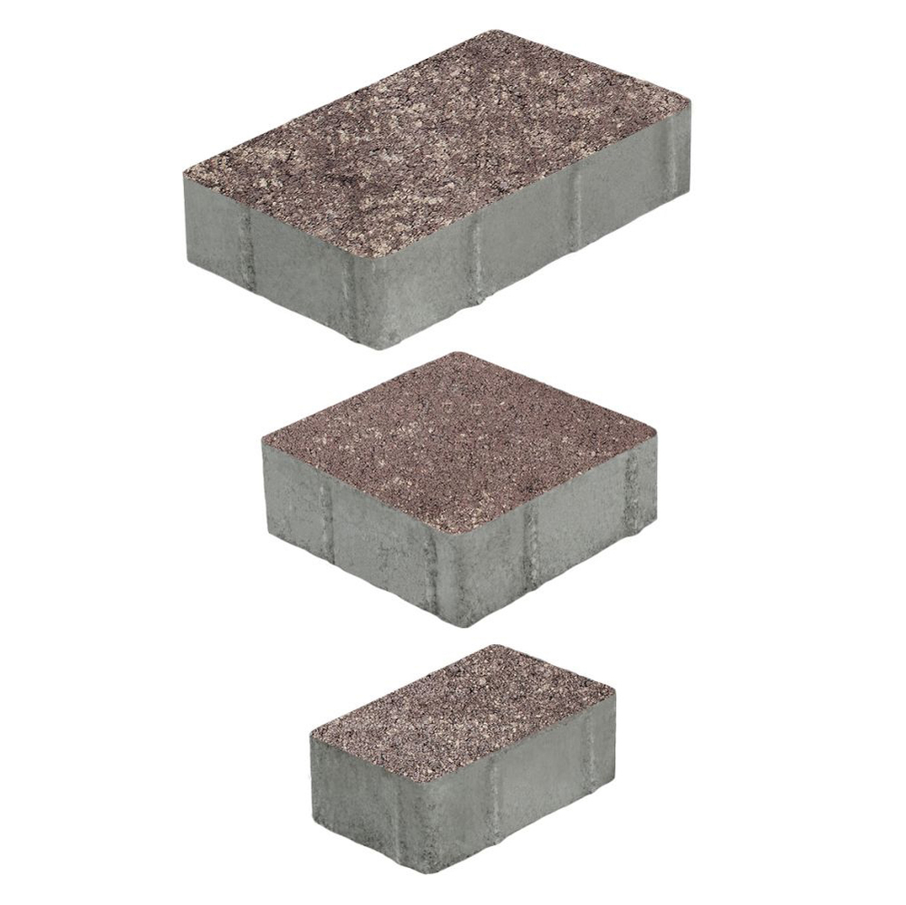 Тротуарная плитка СТАРЫЙ ГОРОД - Искусственный камень Плитняк, комплект из 3 видов плит