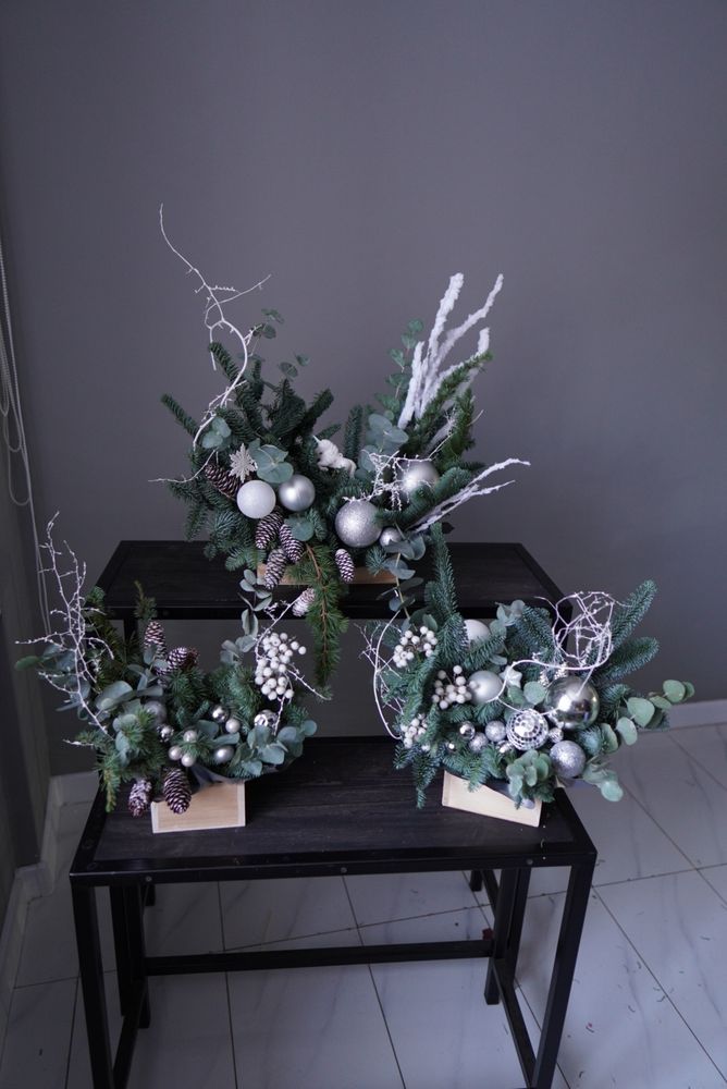 Новогодняя композиция &quot;Вьюга&quot; в размере L