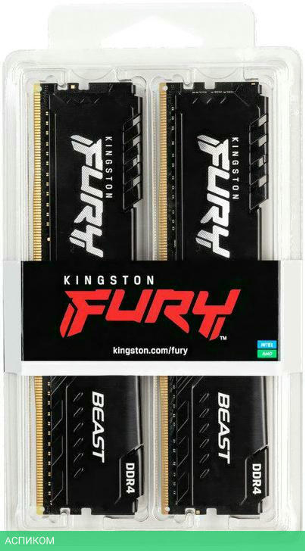 Оперативная память Kingston KF436C17BBK2/16 CL-17