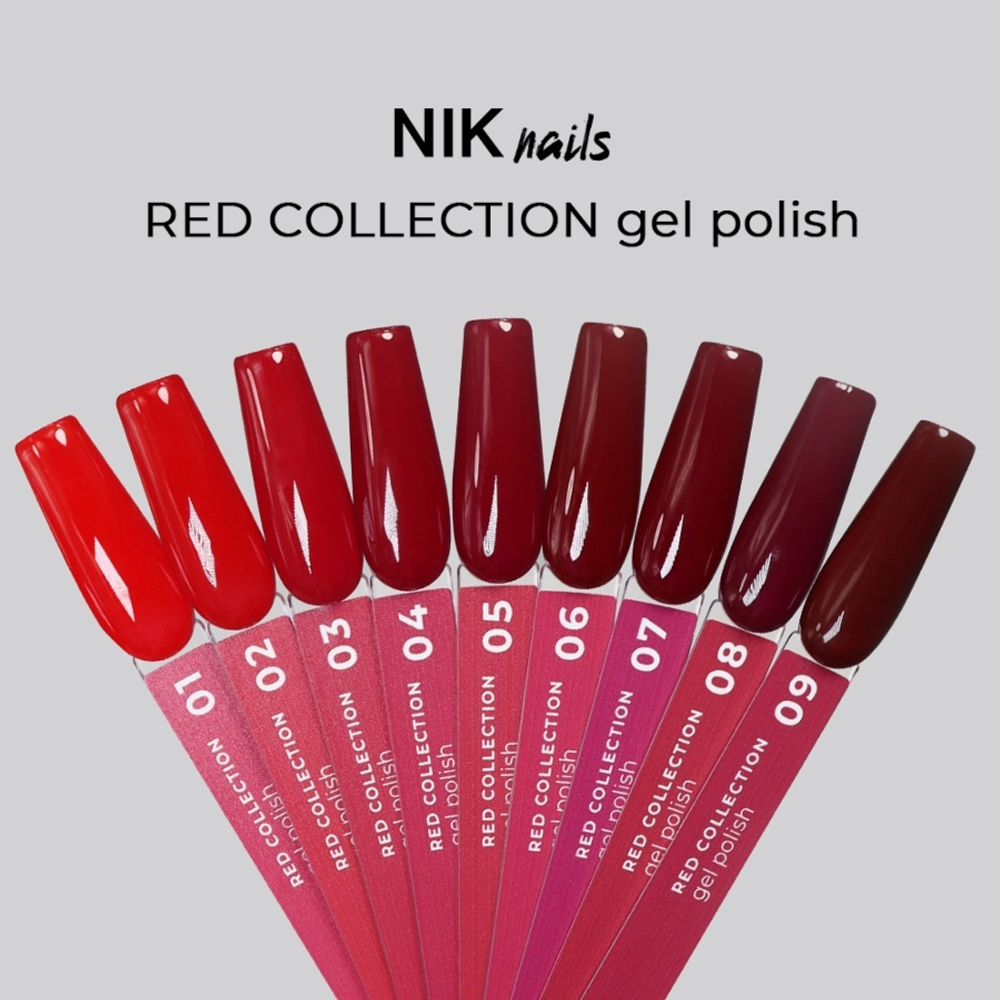 NIK nails Red 07 10 g