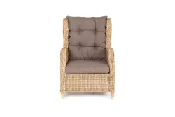 "Форио" кресло раскладное плетеное, цвет соломенный