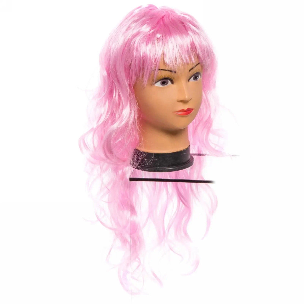 Парик карнавальный «Чаровница» (локоны 60 см), Розовый