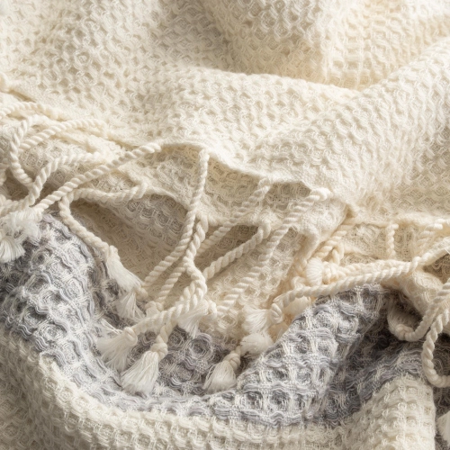 Вафельное полотенце Ikra 90x180 | серый