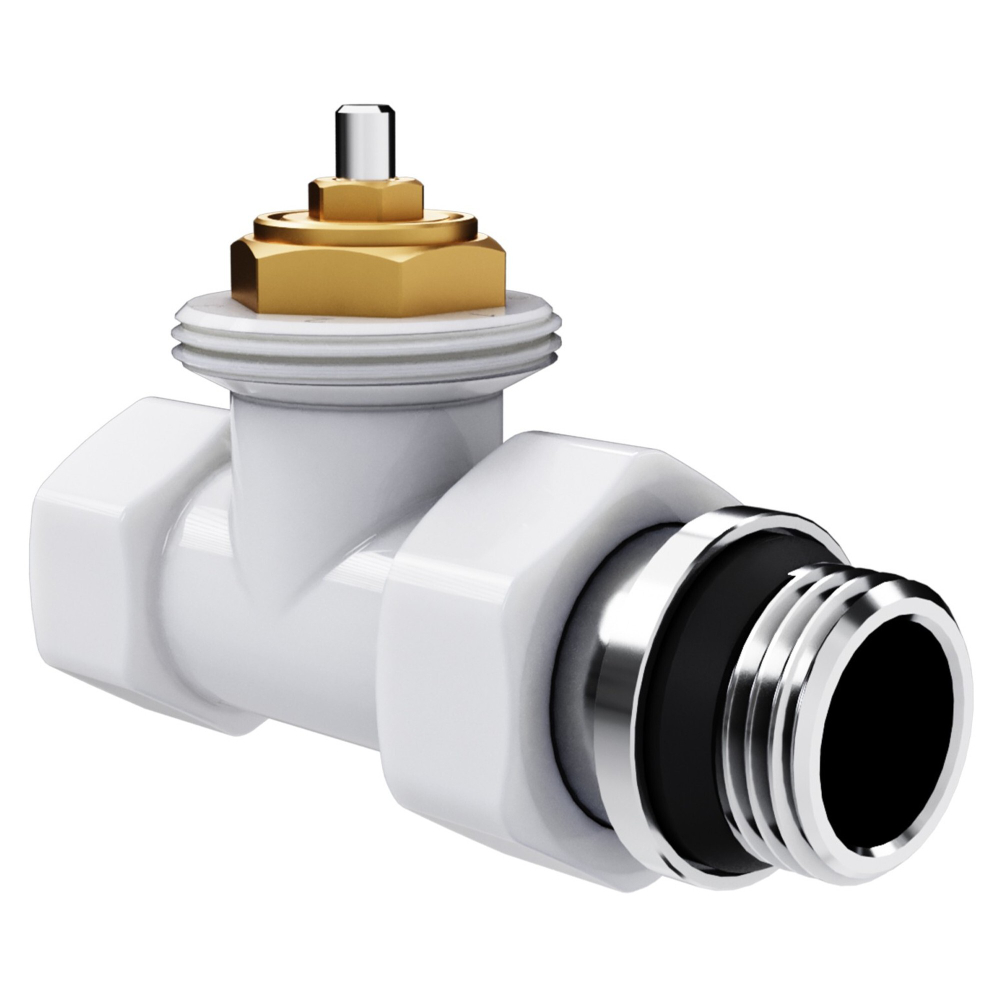 Набор термостатический прямой Royal Thermo Design 1/2quot;М30х1,5 (Белый)