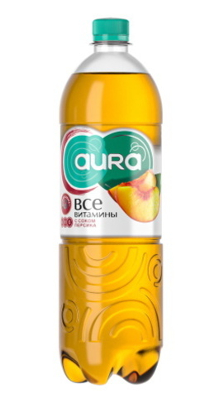 Напиток б/а без газа "Аура - Все витамины" с соком Персика 0,5л. Лидское пиво