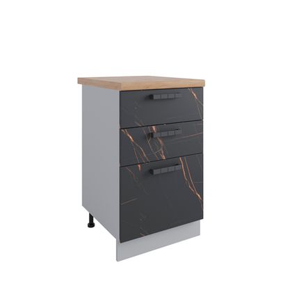 Кухня Модуль СЯБ 500 Ройс Кварц черный