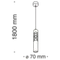 Подвесной светильник Technical P037PL-L11B4K