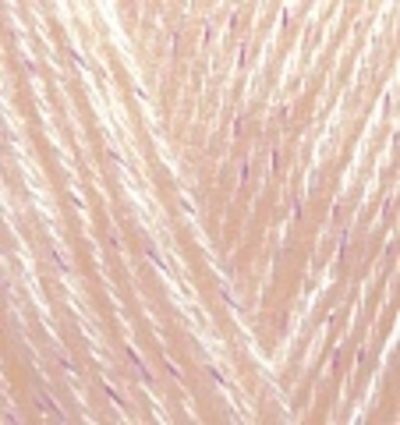 ALIZE "Angora Gold Simli", 10% мохер, 10% шерсть, 5% металлик - 75% Акрил, 100 гр, 550 м, 404 шампань