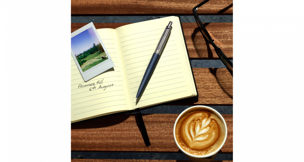 Шариковая ручка Parker Jotter XL, Blue CT, стержень: M