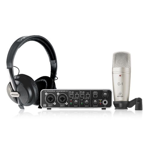 BEHRINGER U-PHORIA STUDIO PRO - комплект для записи с USB аудиоинтерфейсом