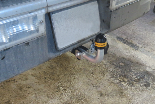 Фаркоп Motodor Daihatsu Atrai Wagon 4WD, Hijet 2007-2022 гг (оцинк. Шар) арт.94301-A