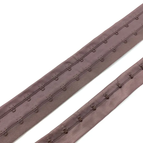 Крючки на ленте двухрядные кофе (цв. 738), Arta-F