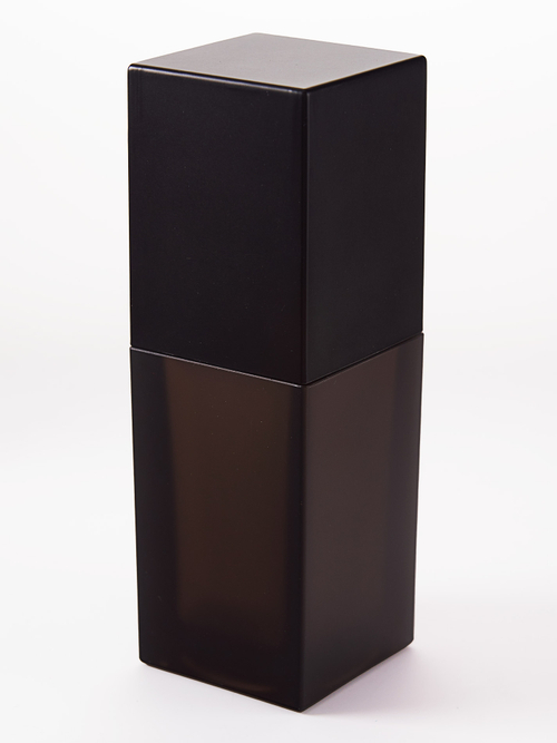 Флакон с дозатором чёрный матовый