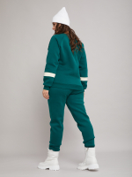 Костюмы с брюками КБофн-042/изумрудный