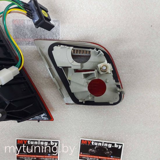 Задние фонари Bmw 3 E46 red smoke led