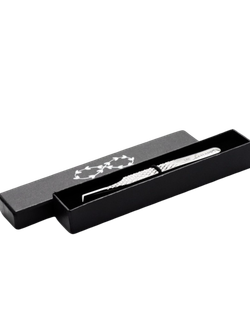 Пинцет Diamond L-65 Silver Be Happy