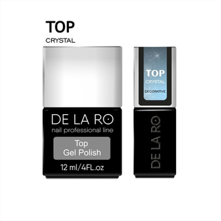 Delaro TOP Crystal (с блестками) - 12ml