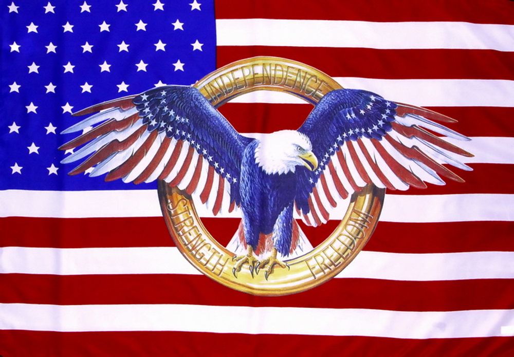 Флаг Орел на флаге США