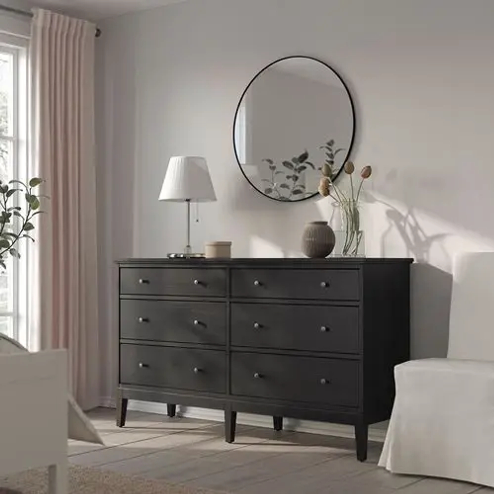 Комплект мебели д/спальни  - IKEA IDANÄS/IDANAS, 200x160, коричневый/светло-коричневый, ИДАНЭС ИКЕА