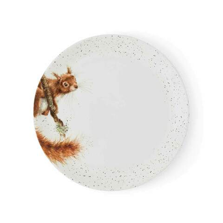 Royal Worcester - Wrendale Designs Обеденная тарелка с белками, 27см / артикул   WNPN4077-XB  / GTIN 749151683181