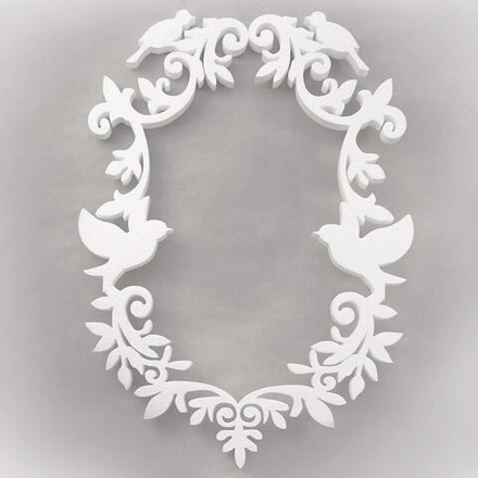 "Вензель №5 с птицами"