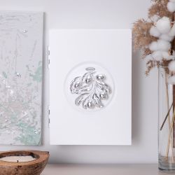 Полка ключница Oliva Branch (Олива Бранч) 2 Айс Античное серебро