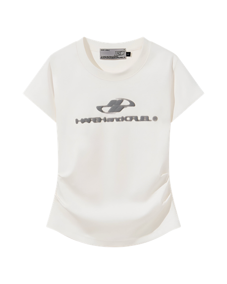 Женская футболка HARSHandCRUEL WMNS "Foam Logo" Crop Tee