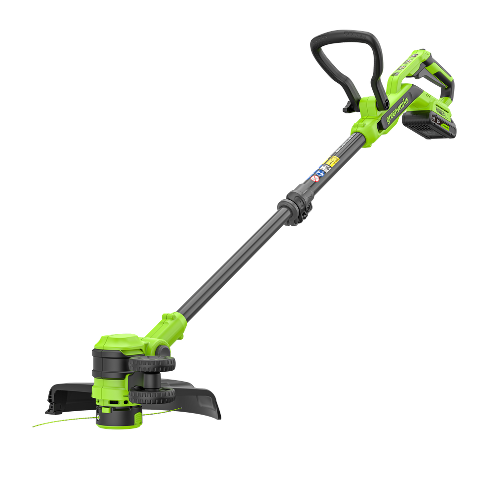 Триммер аккумуляторный Greenworks ST3002, 24V, 30 см, c 1хАКБ 4Ач и ЗУ (ST3002UB)
