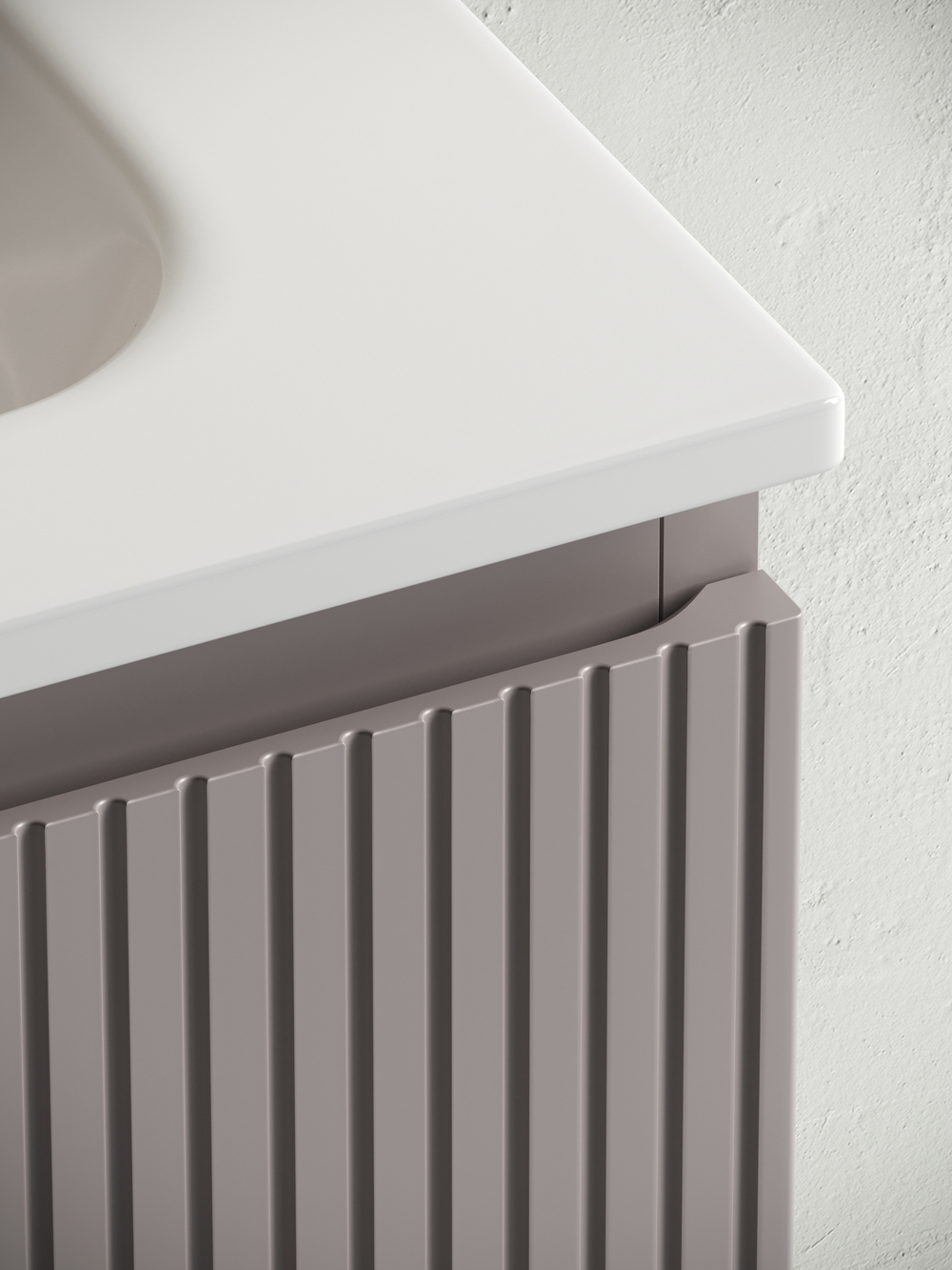 Тумба с раковиной Sancos Snob T 100 см SNT100LSM левая, doha soft