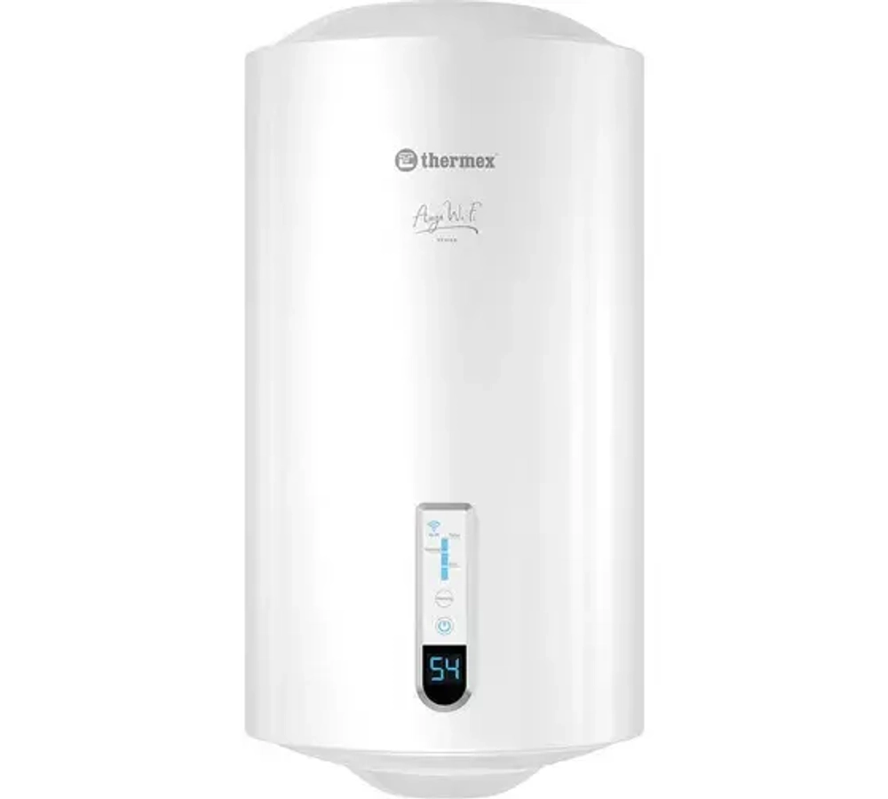 Накопительный электрический водонагреватель Thermex Auga 50 V Slim Wi-Fi 1.5кВт 50л