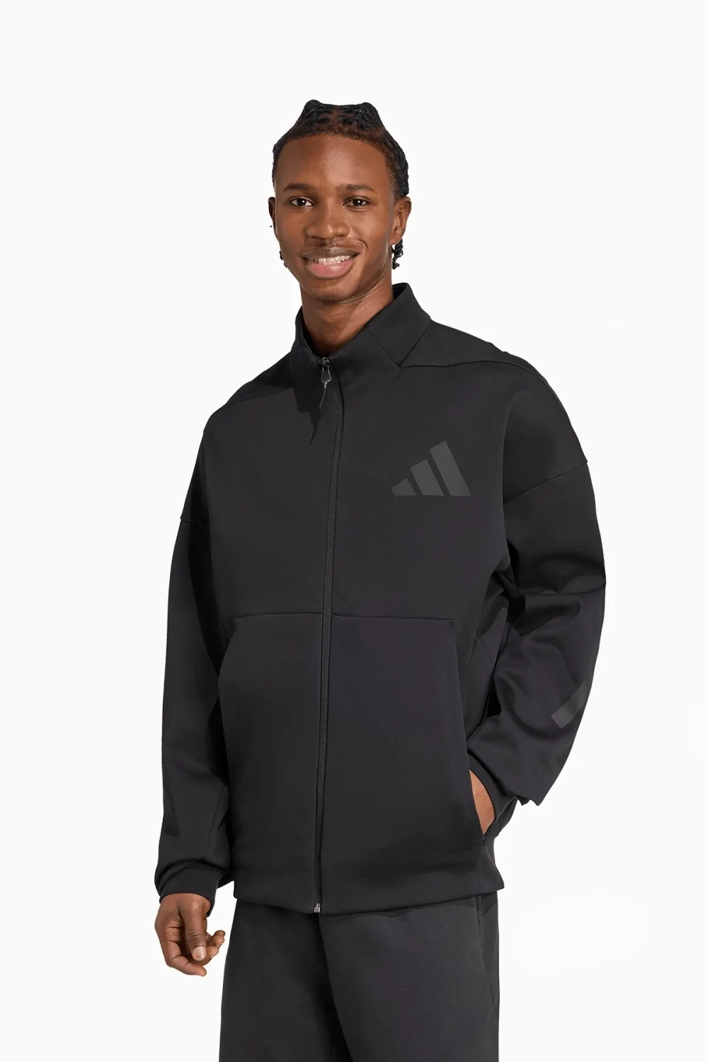 Кофта adidas Z.N.E. Full-Zip - черный