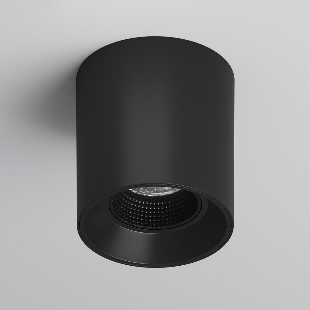 DK3090-BK Светильник накладной IP 20, 10 Вт, GU5.3, LED, черный/черный, пластик