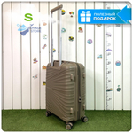 Маленький чемодан IMPREZA GRAPHIC с расширителем, Бежевый