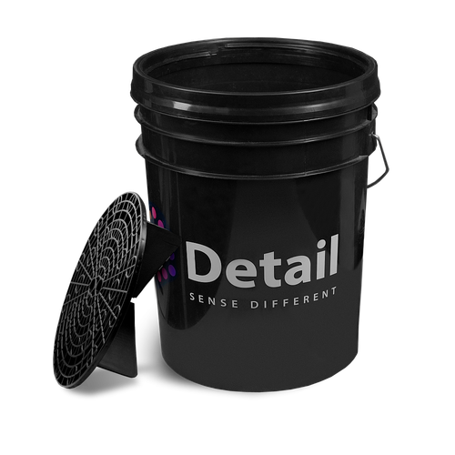 Ведро Detail с фильтром черное DT-0421