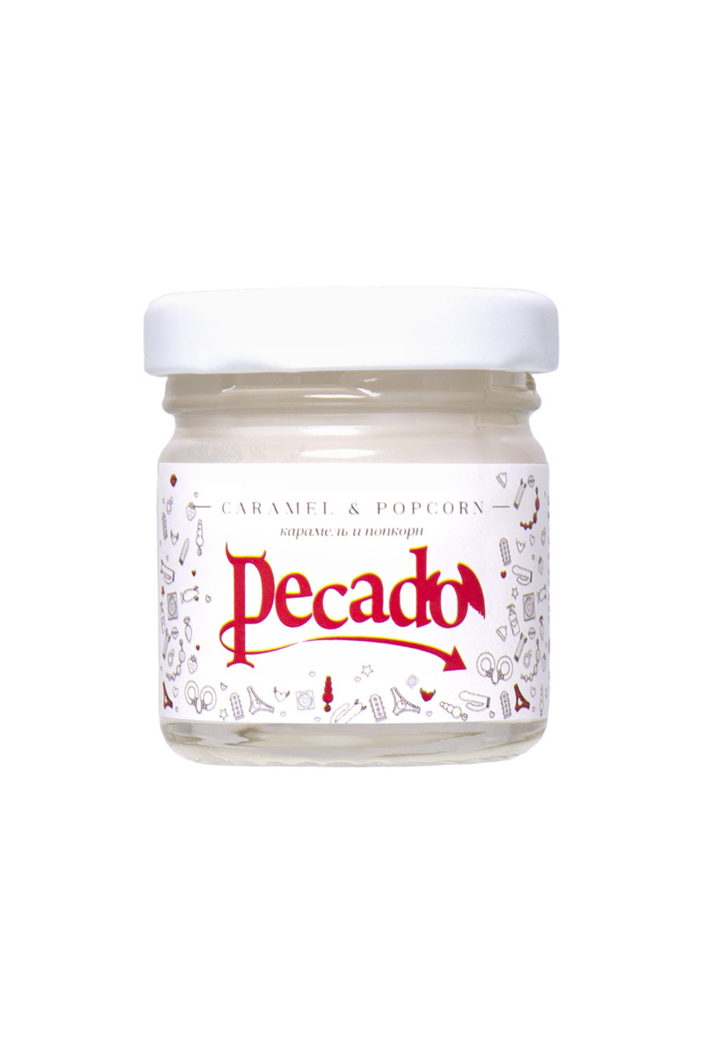 Массажная свеча Pecado BDSM, Caramel  Popcorn 35мл.